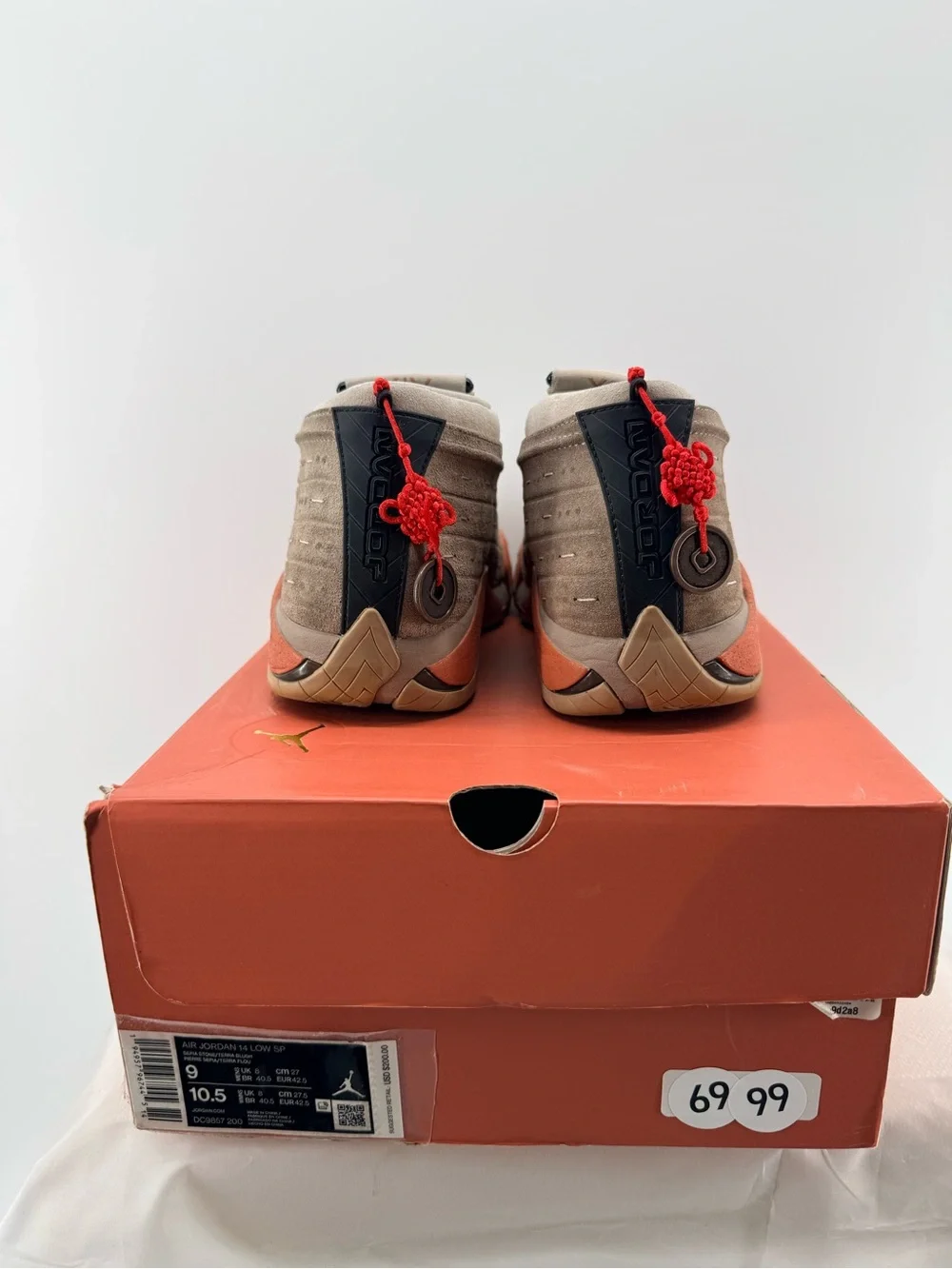 Jordan 14 Clot Terra Blush size 9M/10.5W